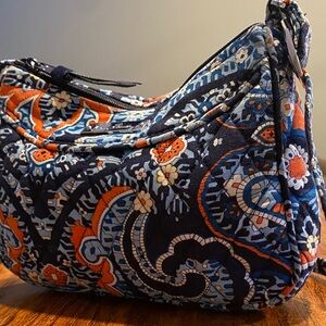 Vera Bradley Blue and Orange Shoulder Bag